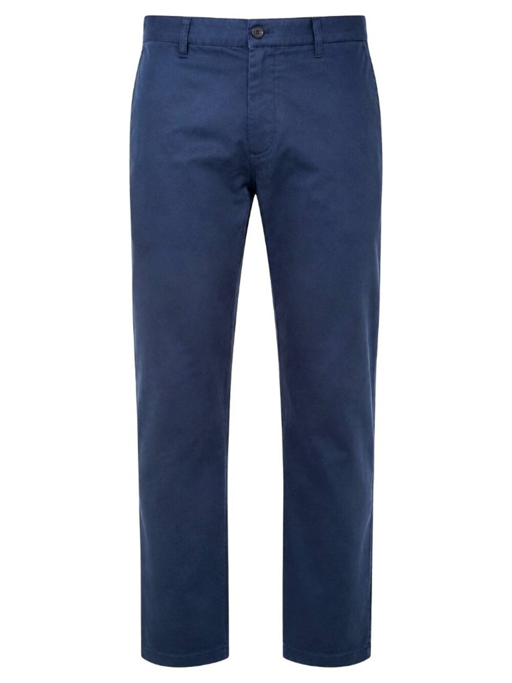The Savile Row Company 34x32 Navy Cotton Lyocell Stretch Chino Trousers Menswear